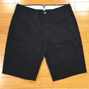 Tellason Mens Size 34 Black Cotton Ripstop Shorts Made in USA Utility Workwear
